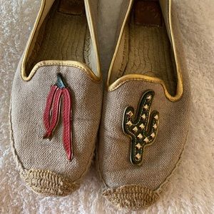Tory Burch - hot pepper 🌶 / cactus 🌵 espadrilles.